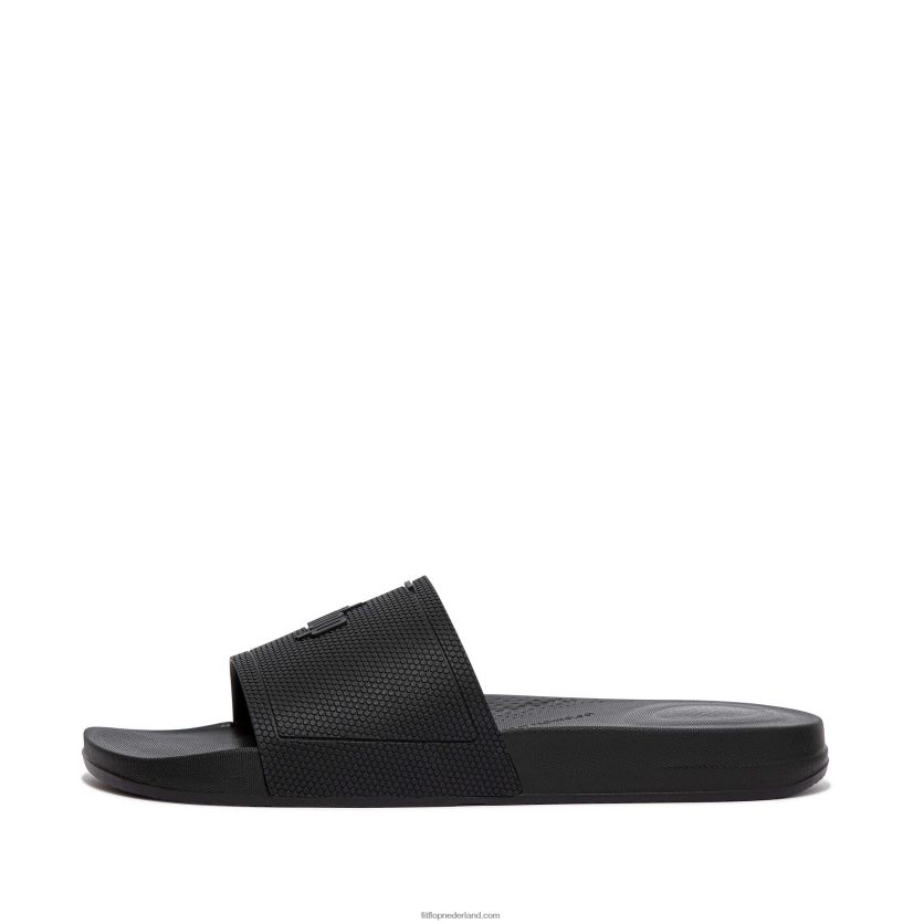 iqushion zwembad glijbanen Heren Fitflop F4BXJ8207 helemaal zwart