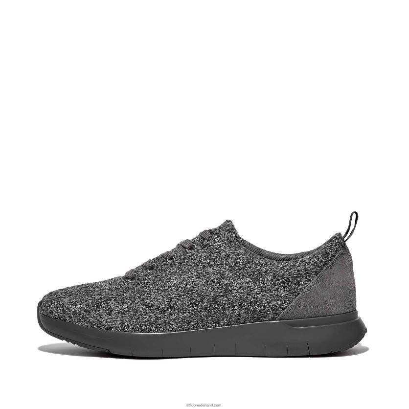 flexknit e01 sneakers van merinowolmix Heren Fitflop F4BXJ8356 hou van grijs