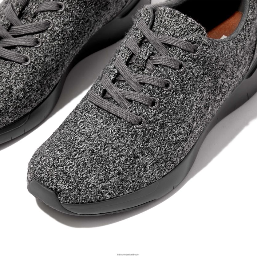 flexknit e01 sneakers van merinowolmix Heren Fitflop F4BXJ8356 hou van grijs