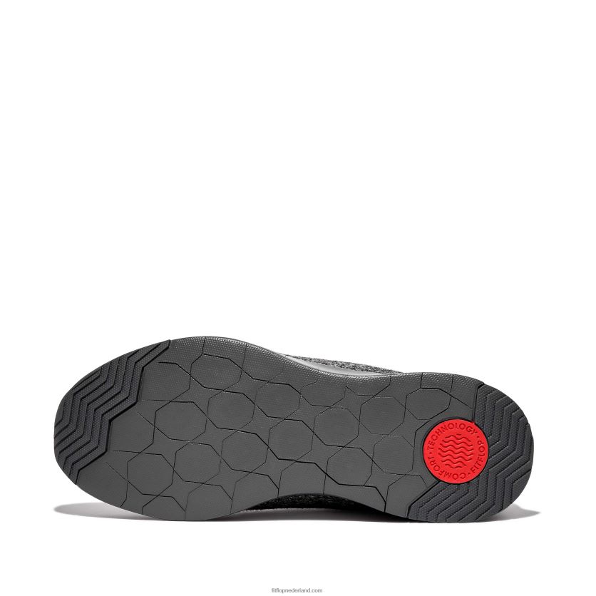 flexknit e01 sneakers van merinowolmix Heren Fitflop F4BXJ8356 hou van grijs