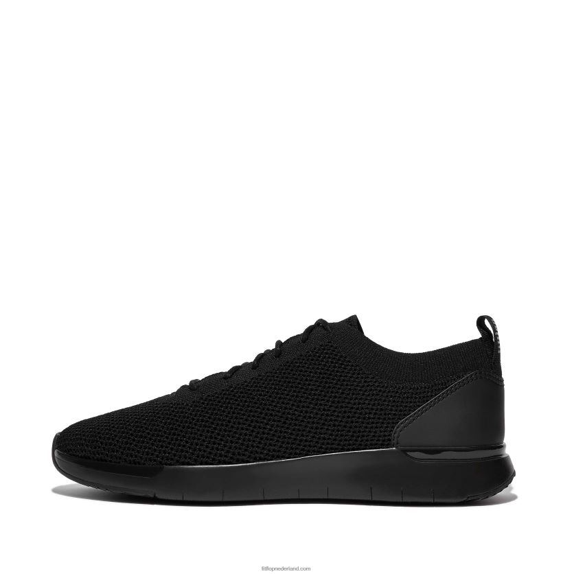 flexknit-sneakers Heren Fitflop F4BXJ8350 helemaal zwart