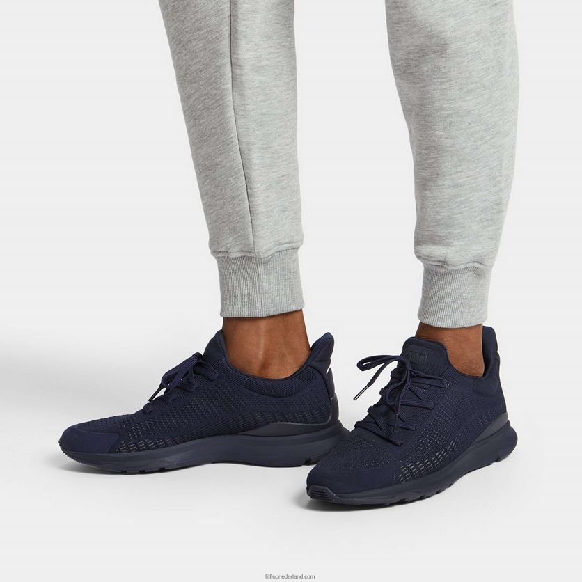 vitamine ffx gebreide sportschoenen Heren Fitflop F4BXJ8352 marine mix