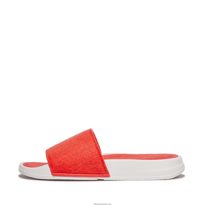 iqushion e01 neon vilt dia's vrouwen Fitflop F4BXJ8177 neon-oranje