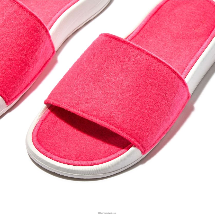 iqushion e01 neon vilt dia\'s vrouwen Fitflop F4BXJ8178 knal roze