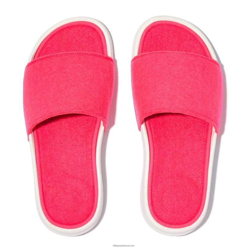 iqushion e01 neon vilt dia\'s vrouwen Fitflop F4BXJ8178 knal roze