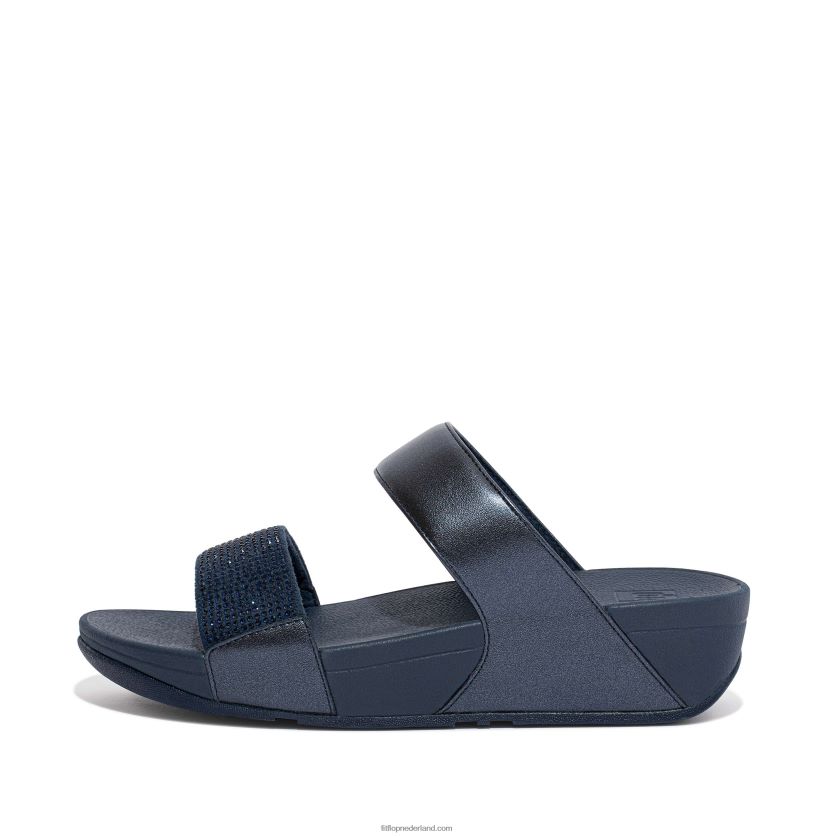lulu kristallen dia's vrouwen Fitflop F4BXJ8200 middernacht marine