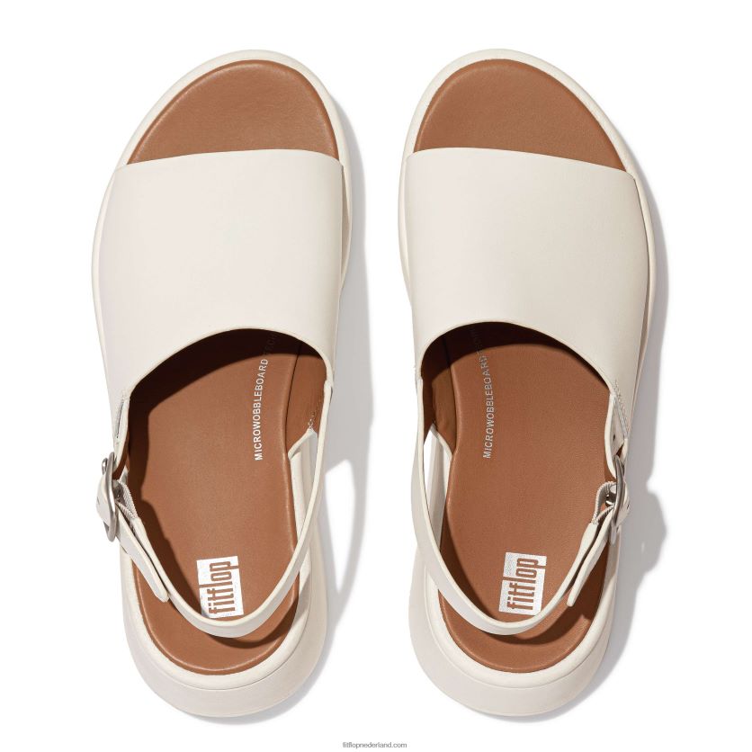 F-mode leren plateausandalen met bandjes op de rug vrouwen Fitflop F4BXJ840 room