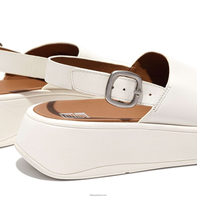 F-mode leren plateausandalen met bandjes op de rug vrouwen Fitflop F4BXJ840 room