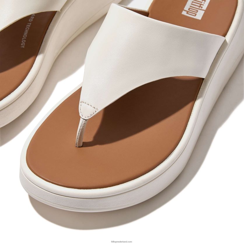 F-mode leren sandalen met plateauzolen vrouwen Fitflop F4BXJ8137 room