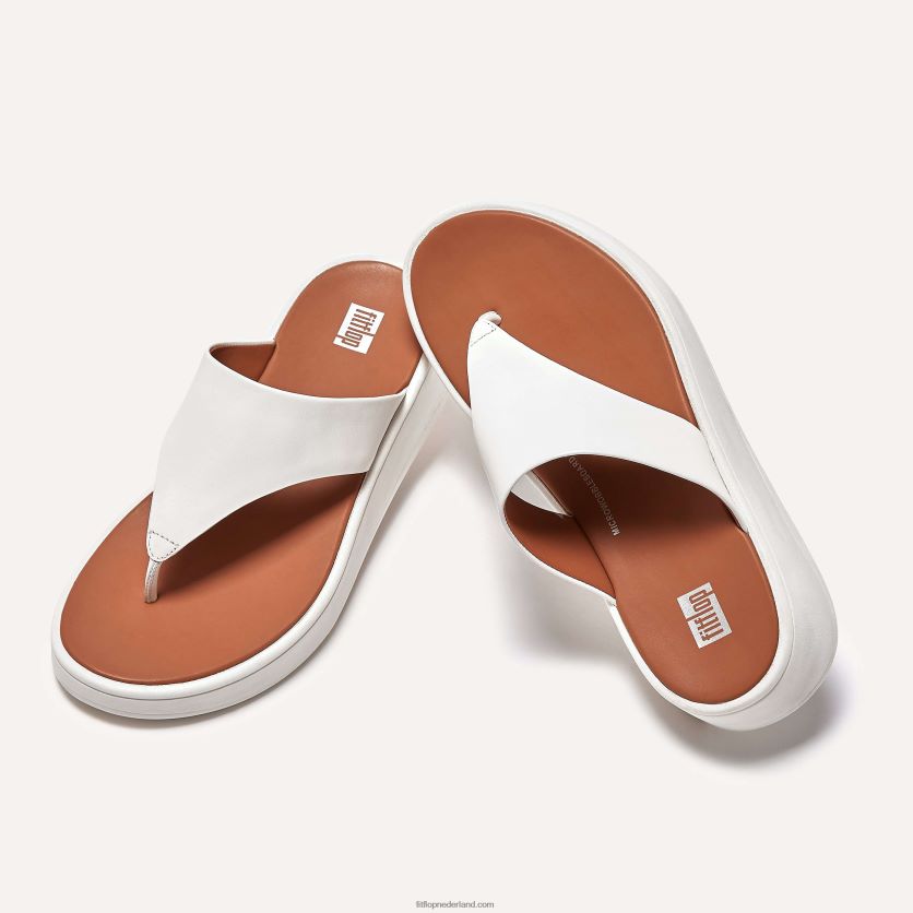 F-mode leren sandalen met plateauzolen vrouwen Fitflop F4BXJ8137 room