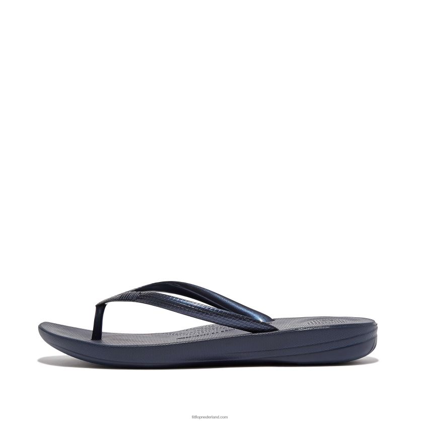 iqushion ergonomische teenslippers vrouwen Fitflop F4BXJ826 middernacht marine