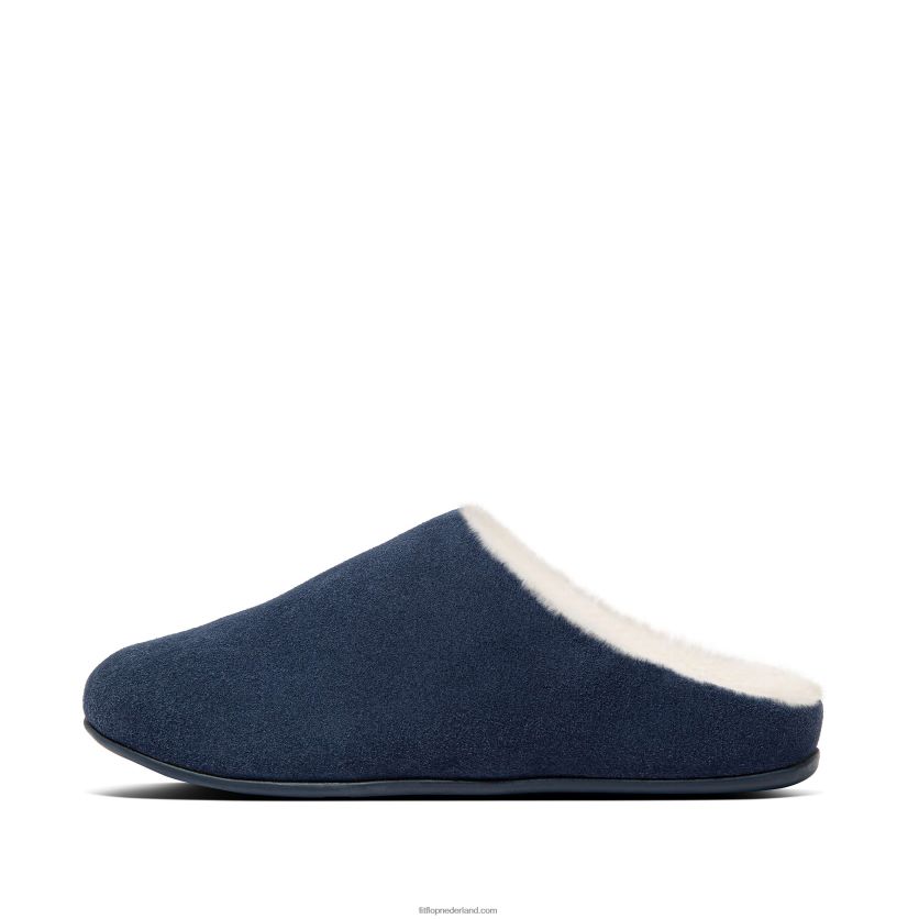 chrissie pantoffels van geschoren suède vrouwen Fitflop F4BXJ8328 middernacht marine