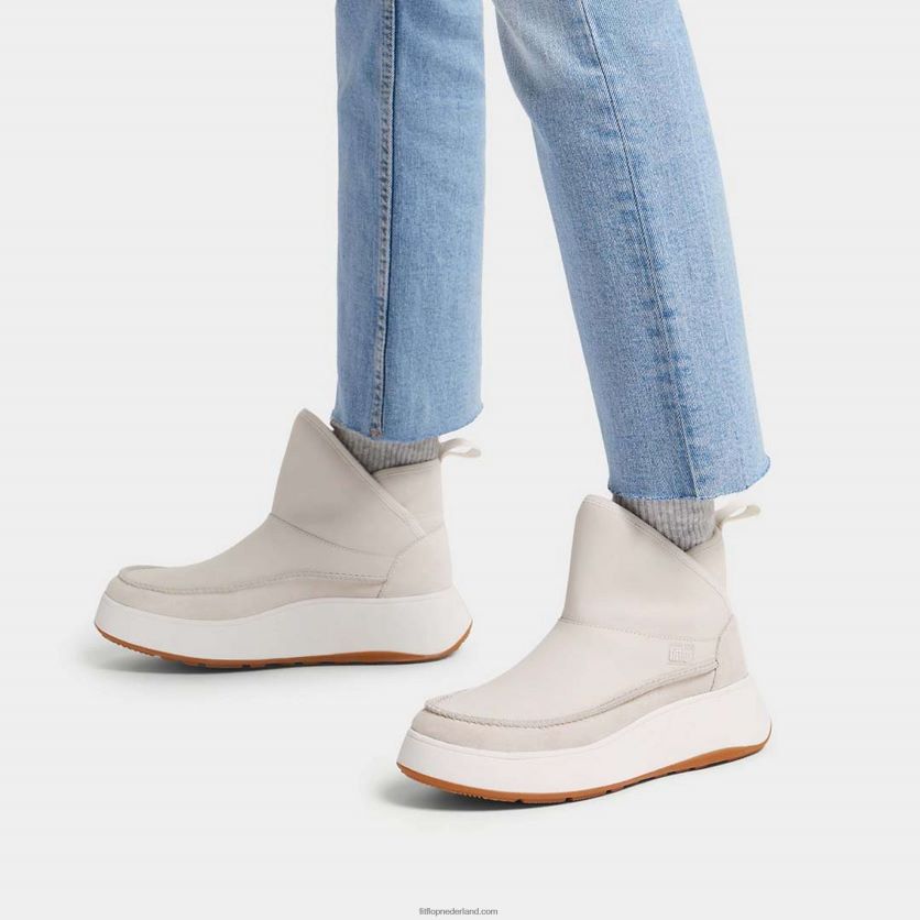 f-mode nubuckmix bootiesneakers met plateauzolen vrouwen Fitflop F4BXJ8296 room