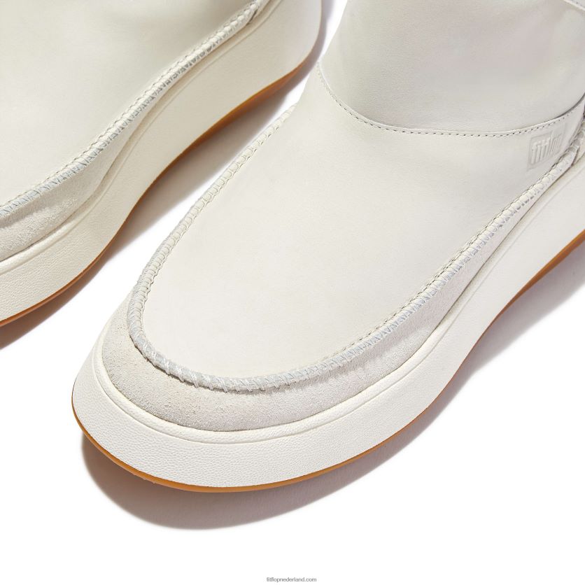 f-mode nubuckmix bootiesneakers met plateauzolen vrouwen Fitflop F4BXJ8296 room