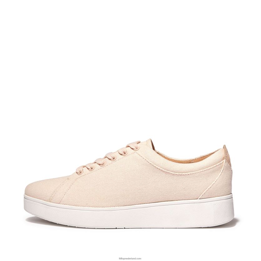 rally canvas sneakers vrouwen Fitflop F4BXJ8271 rozen schuim