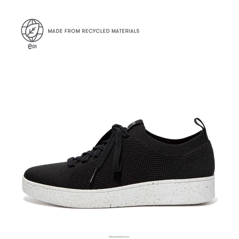 rally e01 multi-gebreide sneakers vrouwen Fitflop F4BXJ8274 zwart