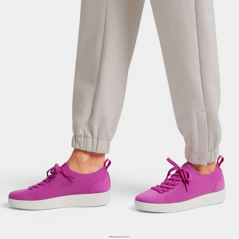 rally e01 multi-gebreide sneakers vrouwen Fitflop F4BXJ8276 miami-violet