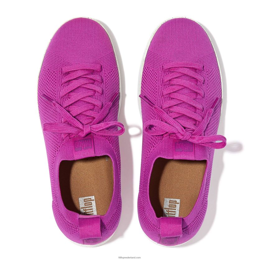 rally e01 multi-gebreide sneakers vrouwen Fitflop F4BXJ8276 miami-violet