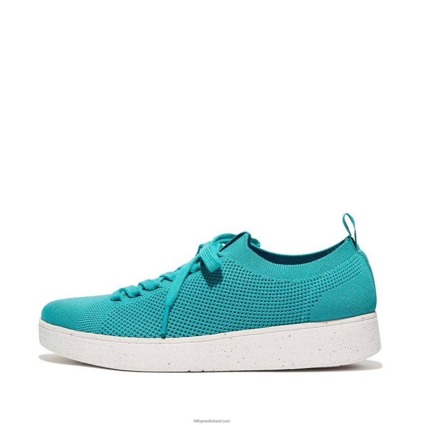 rally e01 multi-gebreide sneakers vrouwen Fitflop F4BXJ8278 tahiti blauw