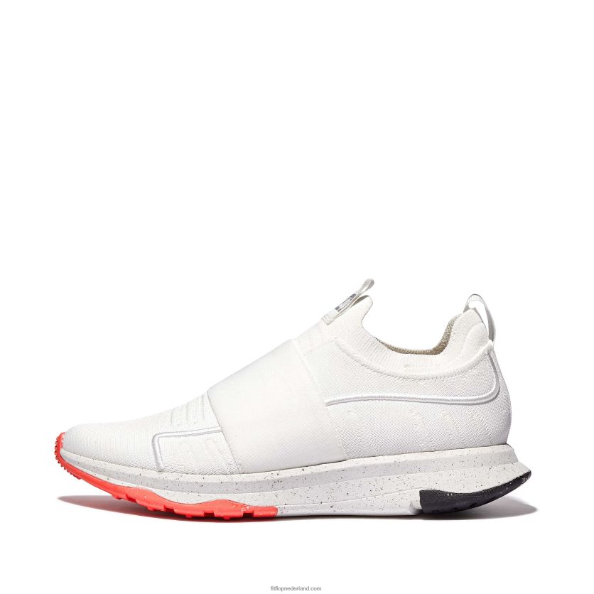 vitamine ff e01 gebreide elastische sportschoenen vrouwen Fitflop F4BXJ8234 stedelijke witte mix