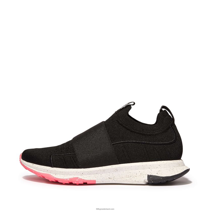 vitamine ff e01 gebreide elastische sportschoenen vrouwen Fitflop F4BXJ8235 zwarte mix