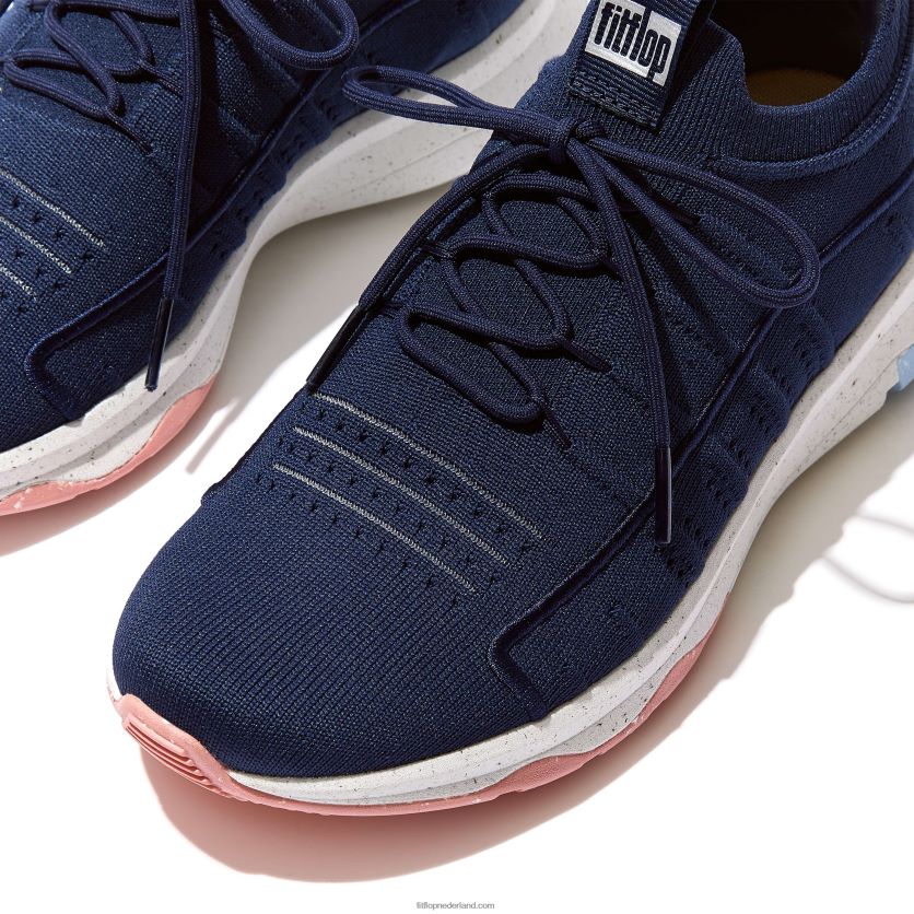 vitamine ff e01 gebreide sportschoenen vrouwen Fitflop F4BXJ8267 middernacht marine