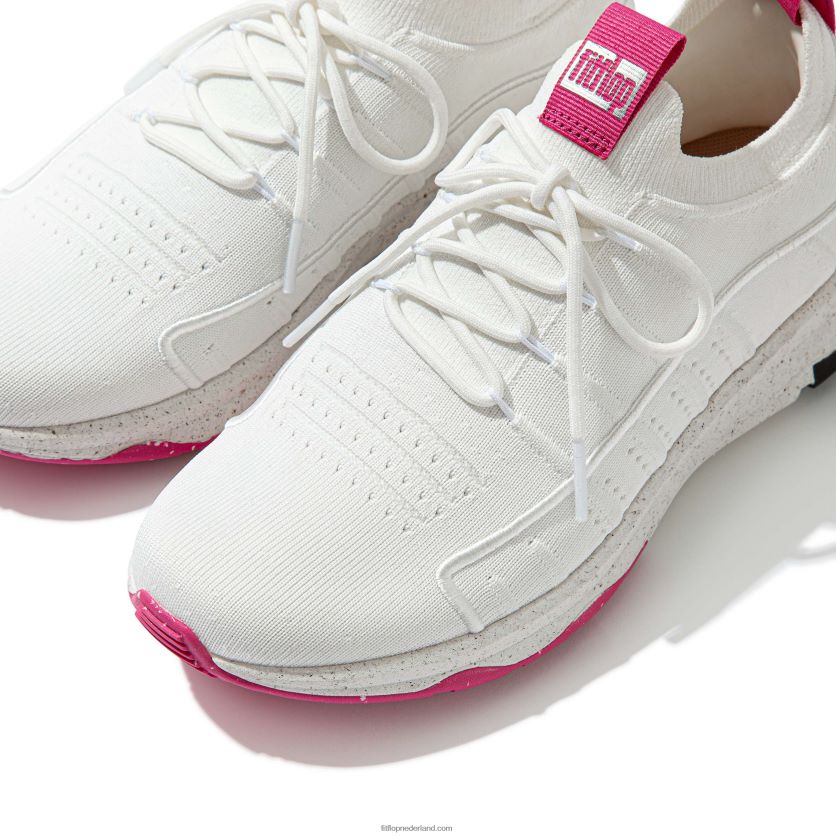 vitamine ff e01 gebreide sportschoenen vrouwen Fitflop F4BXJ8268 stedelijke witte mix