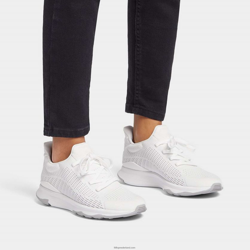 vitamine ffx gebreide sportschoenen vrouwen Fitflop F4BXJ8251 stedelijke witte mix