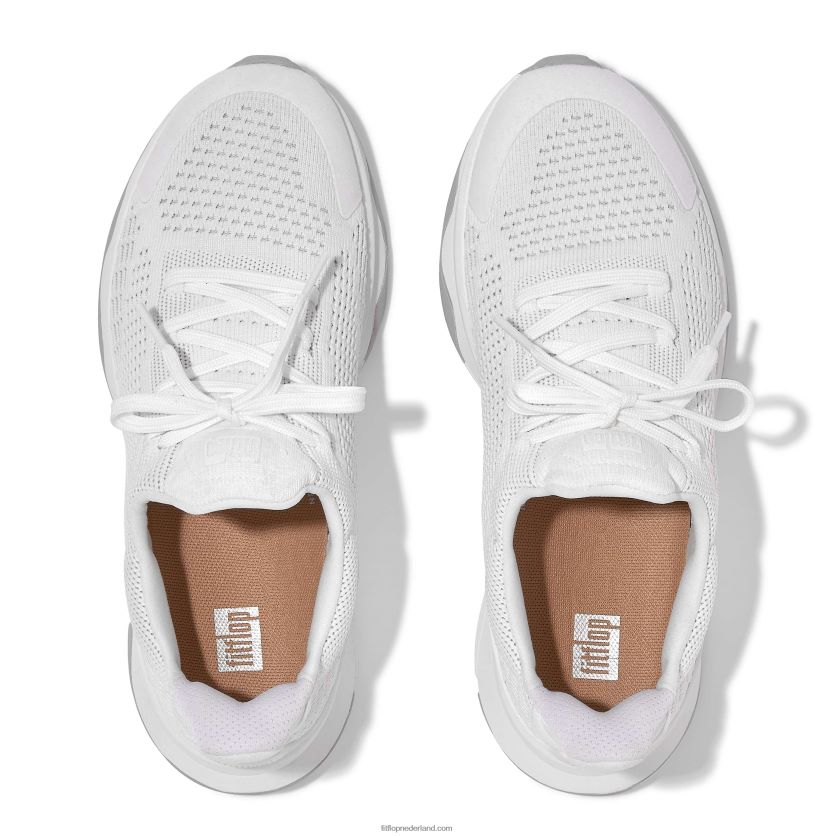 vitamine ffx gebreide sportschoenen vrouwen Fitflop F4BXJ8251 stedelijke witte mix