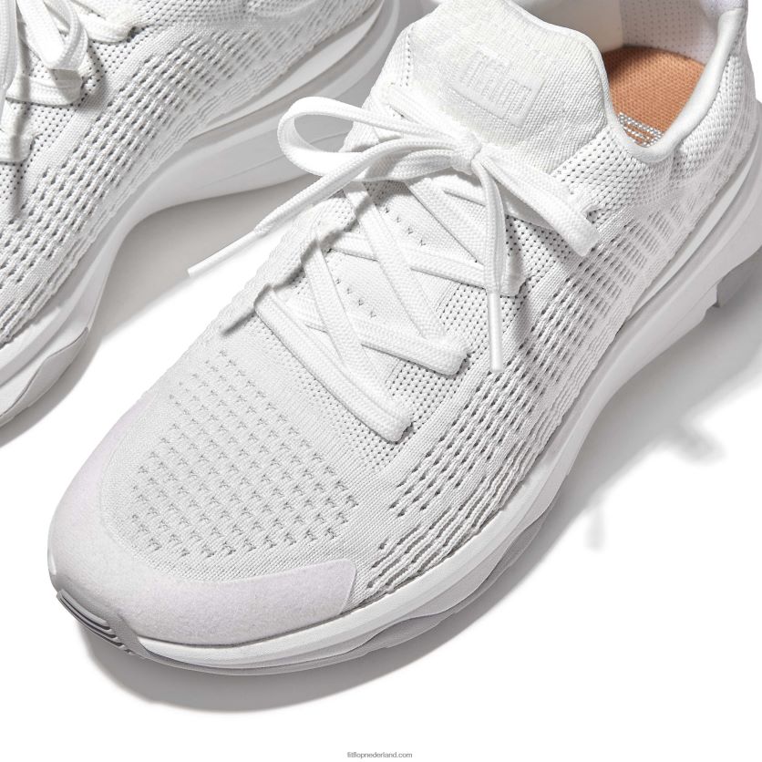 vitamine ffx gebreide sportschoenen vrouwen Fitflop F4BXJ8251 stedelijke witte mix