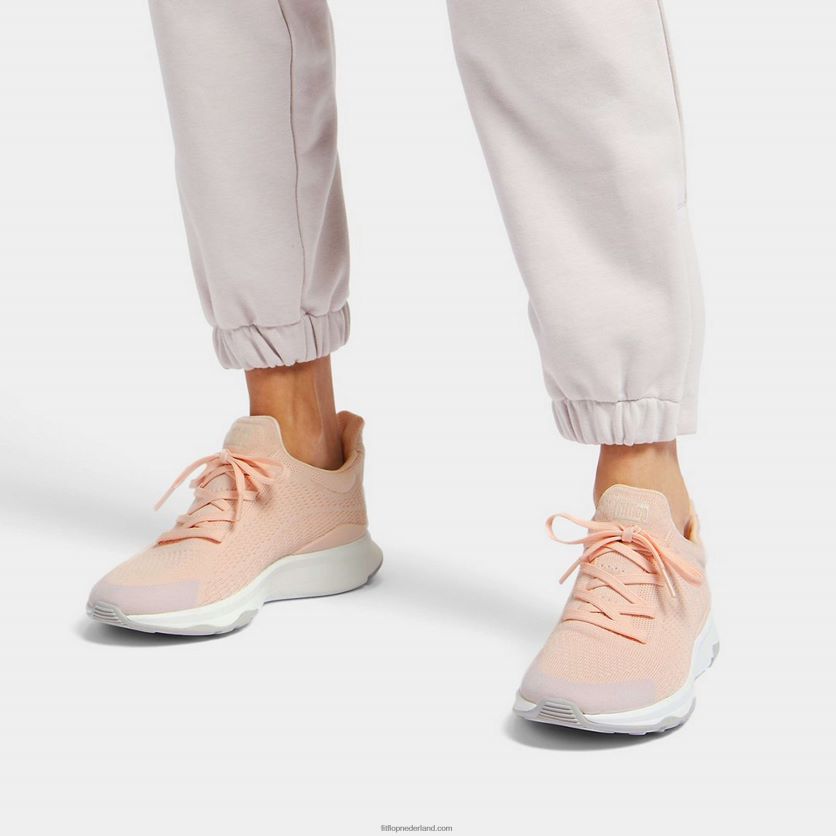 vitamine ffx gebreide sportschoenen vrouwen Fitflop F4BXJ8255 mix van rozenschuim