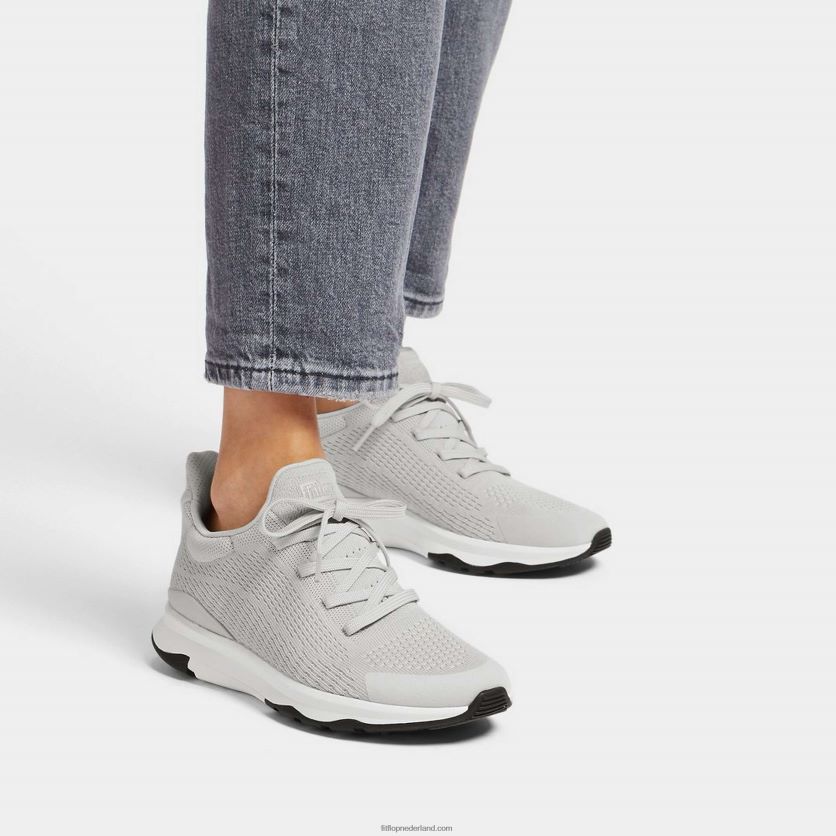 vitamine ffx gebreide sportschoenen vrouwen Fitflop F4BXJ8256 tenen grijze mix