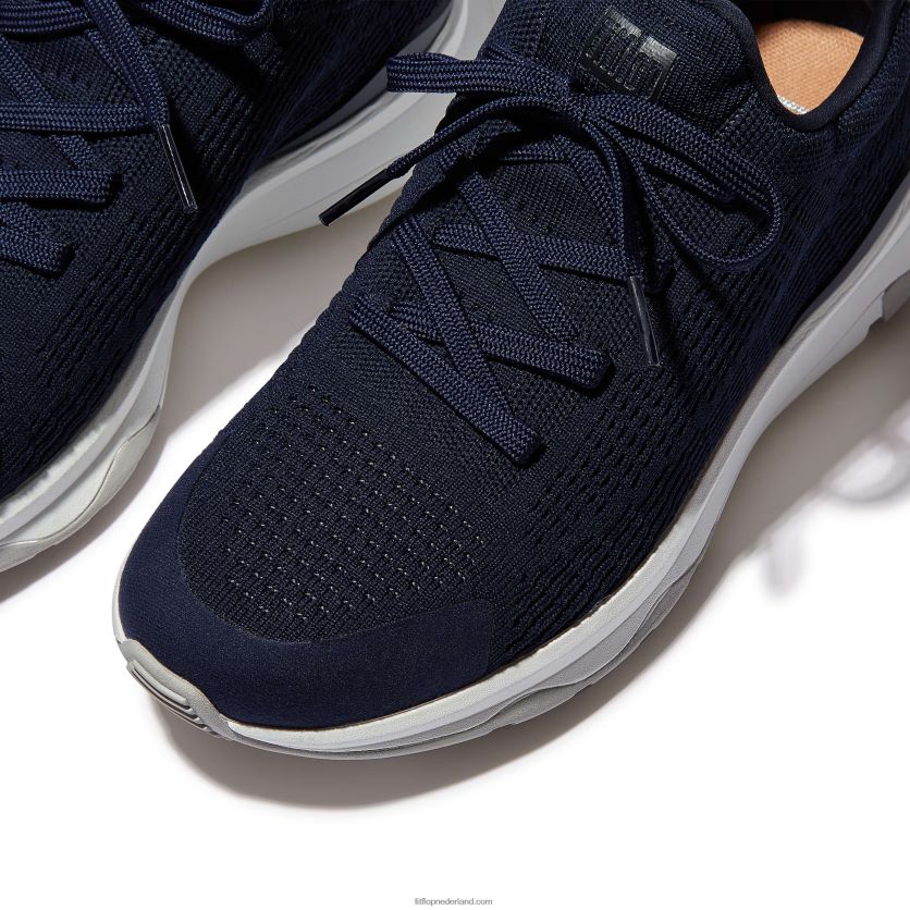 vitamine ffx gebreide sportschoenen vrouwen Fitflop F4BXJ8257 marine mix