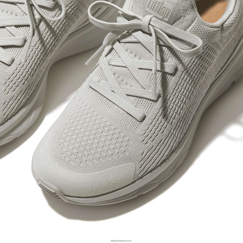 vitamine ffx gebreide sportschoenen vrouwen Fitflop F4BXJ8258 allemaal grijs
