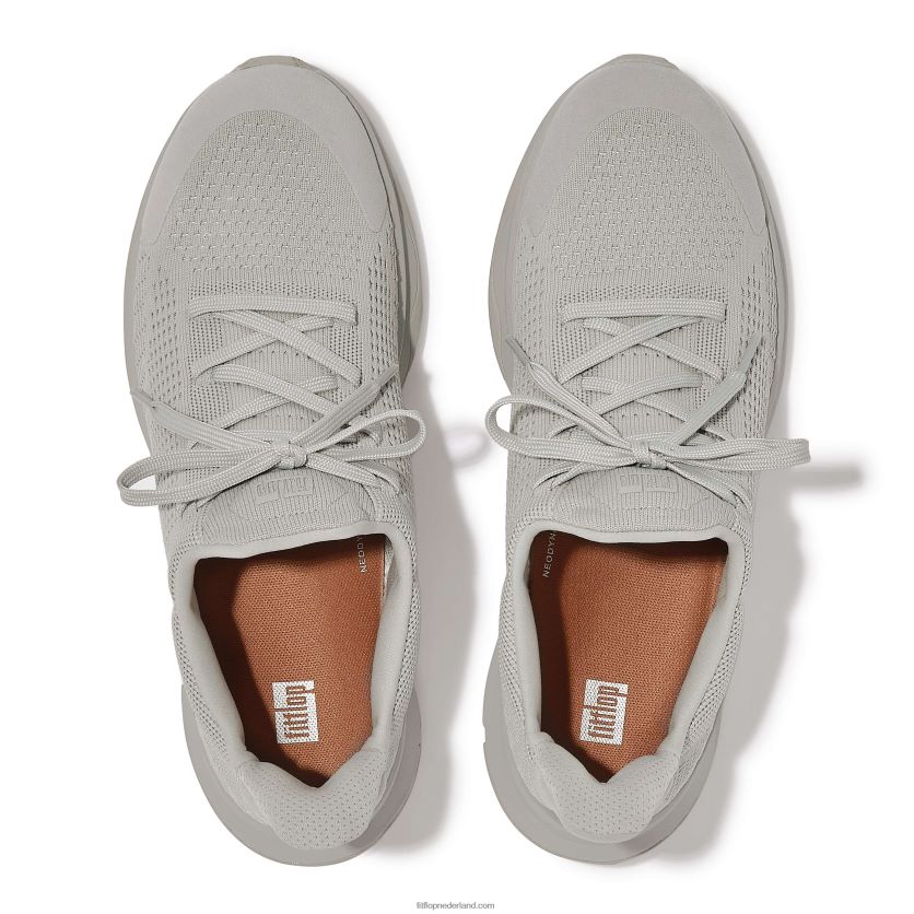 vitamine ffx gebreide sportschoenen vrouwen Fitflop F4BXJ8258 allemaal grijs